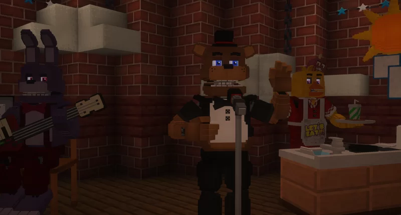 Freddy Fazbear's Pizza || FNAF 1 Remake Map || Minecraft 1.19 Minecraft Map