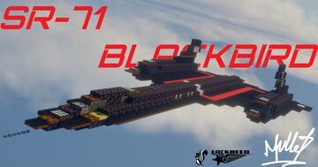 Lockheed Sr-71 Blackbird [1.5:1 Scale] Minecraft Map & Project