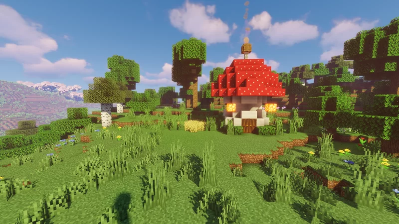 Mushroom Starter House Minecraft Map