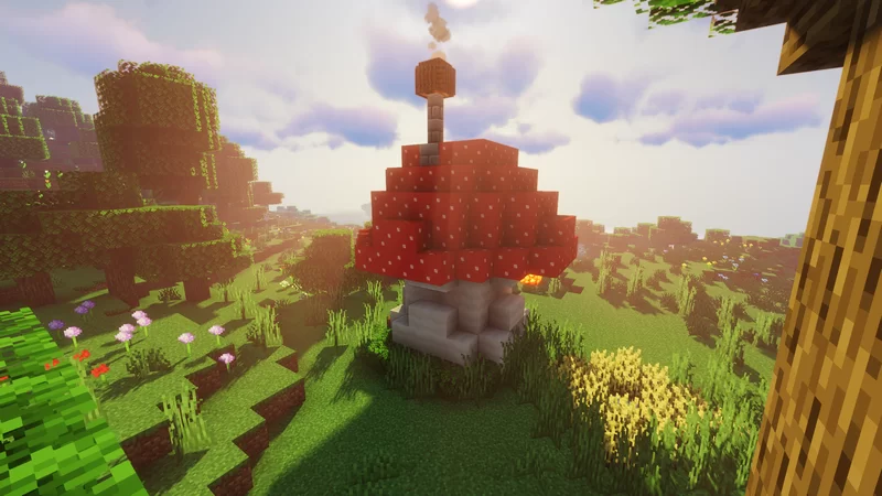 Mushroom Starter House Minecraft Map