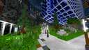 Linefield Cyperpunk city (Bedrock) Minecraft Map & Project
