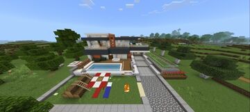 Minimalist Smart Home Minecraft Map & Project