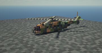 AS 532 Cougar / AS 332 Super Puma 1.5:1 Scale Minecraft Map & Project