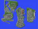 GTA III Liberty City terrain map (with roadmark) Minecraft Map & Project