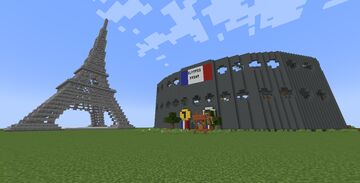 Olympic Arena and Tower Efiel (Arena PVP) Minecraft Map & Project