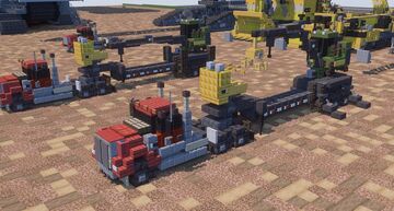 John Deere 337E Knuckleboom Loader (1.5:1 Scale) Minecraft Map & Project