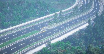 Road Map Minecraft Map & Project