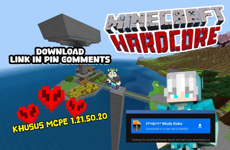Download starter Base Hardcore MCPE 1.21.50.20 Minecraft Map