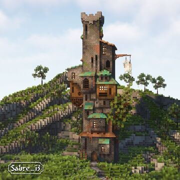 Rustic Fantasy Outpost Minecraft Map & Project
