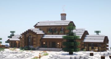 Snowy Cottage Minecraft Map & Project