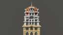 Humboldt Bank Building inspired building. Beaux-Arts Architecture Minecraft Map & Project