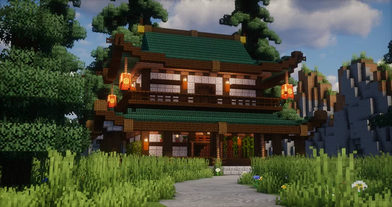 Japanese House Minecraft Map