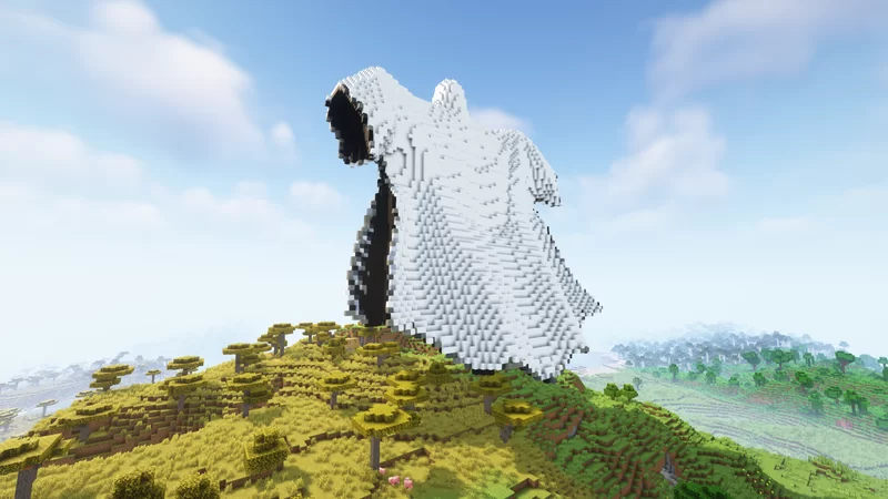Minecraft Ghost Statue Free Minecraft Map