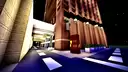 The entrance of 7 WTC. There were two suspended foot bridges that connected the building to the main complex.