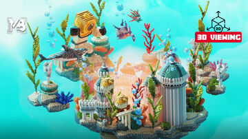 UnderWater Hub - 250x250 Minecraft Map & Project