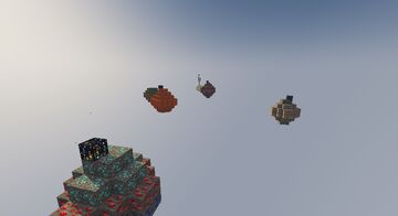sky block planet Minecraft Map & Project