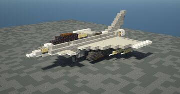 Eurofighter Typhoon 1.5:1 Scale Minecraft Map & Project
