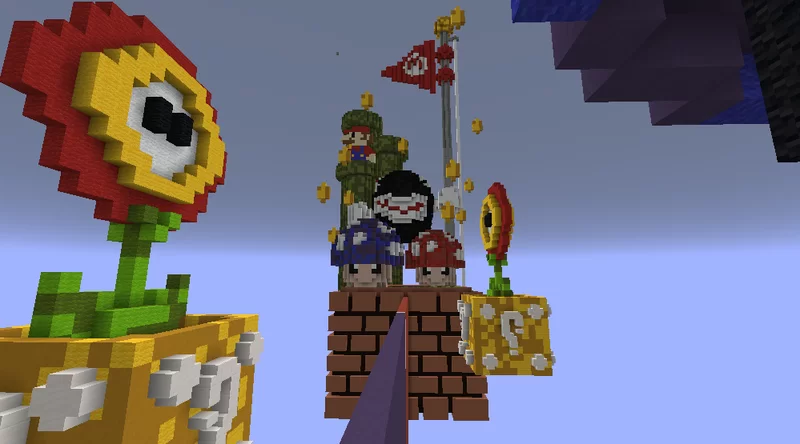 The Bridge - Minigame map - Mario Minecraft Map