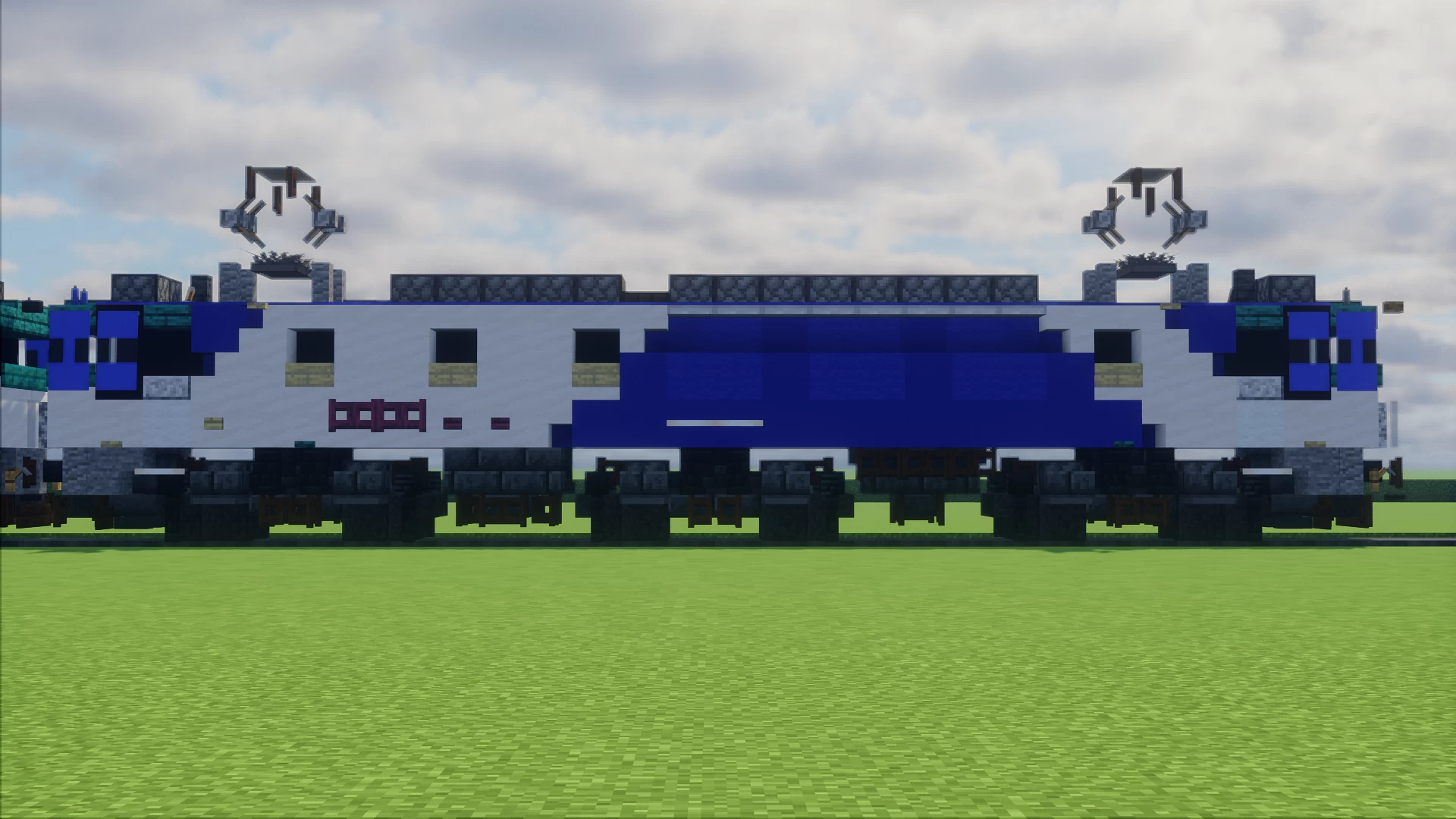 マイクラ マイクラ】JRF DD51-1000 and TAKI-1000 Minecraft Train