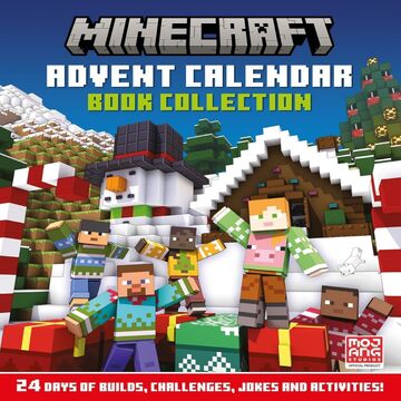 MINECRAFT Advent Calendar Book Collection | 24 Days of Builds, Challenges, Jokes and Activities. Minecraft Map & Project