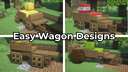 Four Wagon Designs Minecraft Map & Project