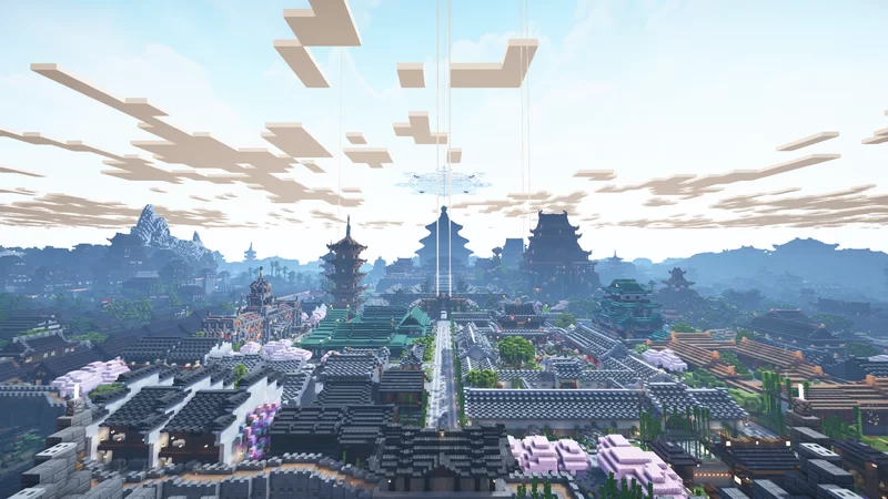 View from the main city gate