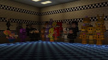 MINE Night's at Freddy's Heads - Release 1 Minecraft Map & Project