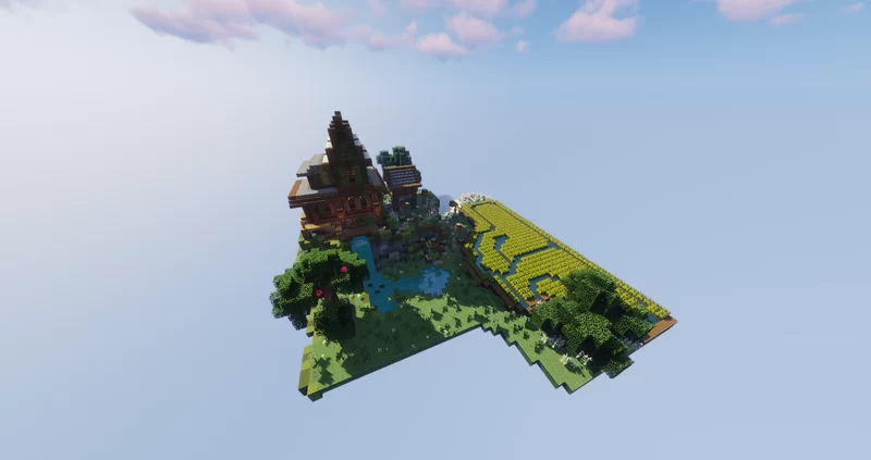 House on a hill Minecraft Map