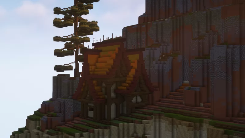 Fantasy Medieval House [ FREE SCHEMATIC ] Minecraft Map
