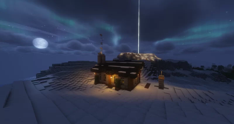Snowy Mountain Cabin - ArcadiusMC Minecraft Map
