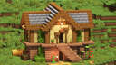 Casa de madera y adobe Minecraft Map & Project