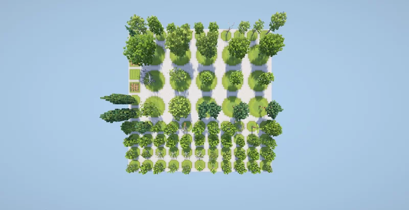 Trees from small to large