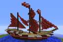 (FREE) Fantasty Ship Schematic Minecraft Map & Project