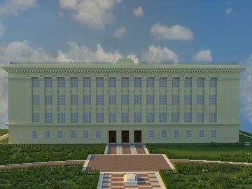 Soviet style government building in Azerbaijan Minecraft Map & Project