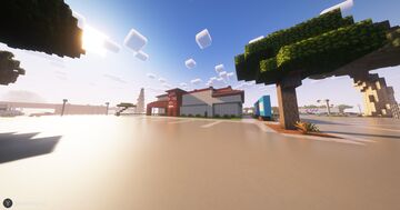 Jack in the Box Restaurant. (Schematic, JAVA, and Bedrock)  Fast Food Place Minecraft Map & Project