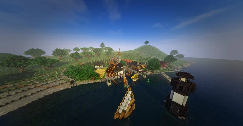 Hide and Seek! ||V3: Coastal Town|| 1.20.X Minecraft Map