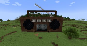 Boombox House - Full Interior Minecraft Map & Project