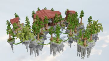 CoinCourts | Heavenly Courthouse | 200x200 Minecraft Map & Project