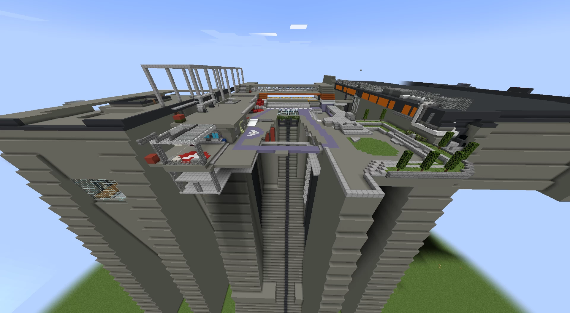 Destiny 2 tower in Minecraft Minecraft Map