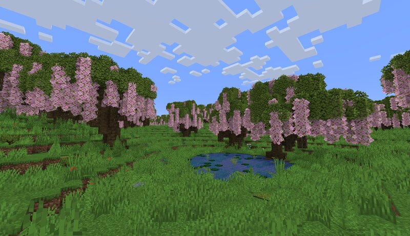 BECOME TREE ピアス　両耳 Become tree Tree A&U Pink - Bliss Shaders | Minecraft Middle Earth