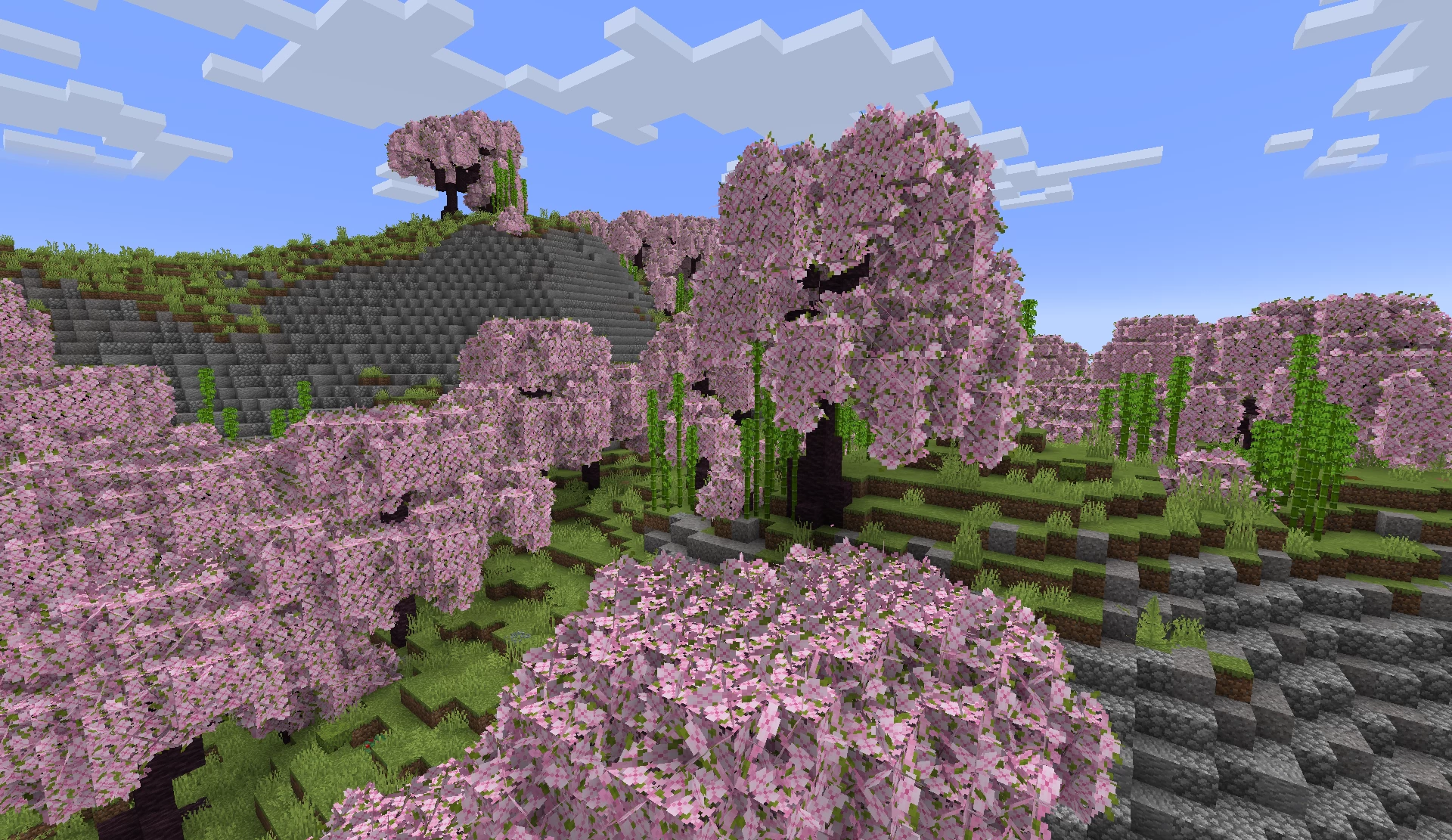 BECOME TREE ピアス　両耳 Become tree I Built a Cherry Blossom Tree in Beta Minecraft - Evolution