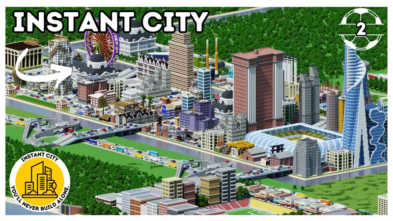 Minecraft Modern City - Instant City Minecraft Map