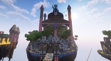 The world of Llosllamas used as server spawn and trading district [with download] Minecraft Map & Project