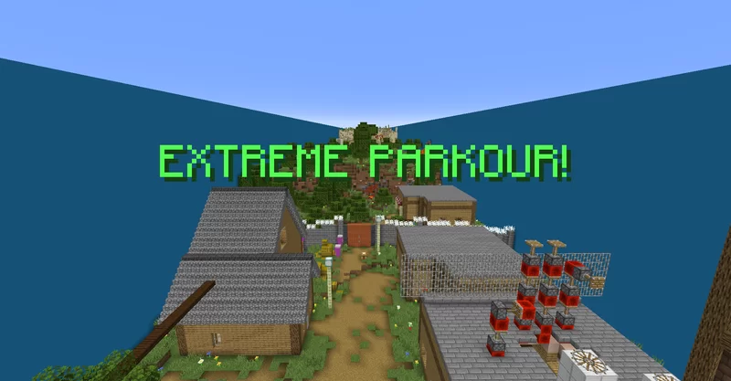EXTREME PARKOUR 2 - part 1 Minecraft Map