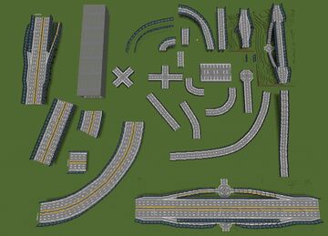 Bobs road pack (no schematics) FREE Minecraft Map & Project