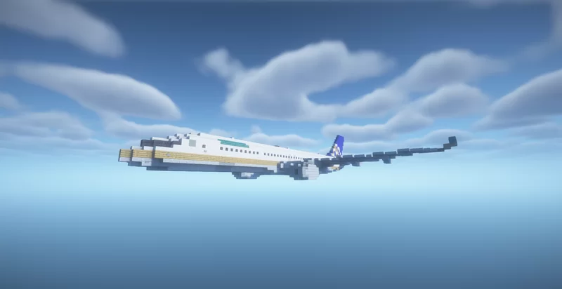 C555 Fictional Airliner (1.20.6+) | Download Minecraft Map