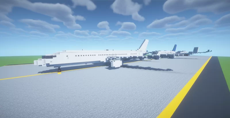C555 Fictional Airliner (1.20.6+) | Download Minecraft Map
