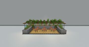 Outdoor seating area - (download) Minecraft Map & Project