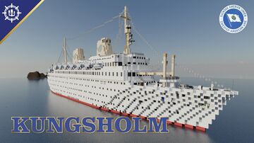MS KUNGSHOLM (1953) - The Swedish Lady Minecraft Map & Project