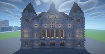The Finnish National Theatre, Helsinki Minecraft Map & Project